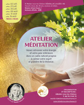Ateliers Méditation à l'Atelier sous les Chênes