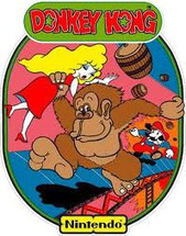 Mario in the arcade classic Donkey Kong.