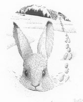 2010　Way to the Spring　5. 5x 4. 5cm-Limited Edition 30　Wood Engraving ¥9,500 