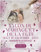 Salon du Mariage de La Crau 18 et 19 Octobre 2025