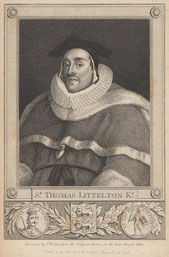 Judge Sir Thomas de  Lyttleton; c1407– 1481 - image from Wikipedia