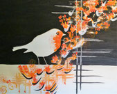 28.Robin oriental   40x50 cm ntk