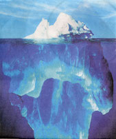 Hat viel untenrum - der Eisberg