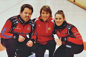 Martin Rios, Coach Manuela Netzer-Kormann, Jenny Perret