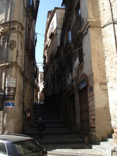 kleine Gasse in Cosenza, Kalabrien, Calabria