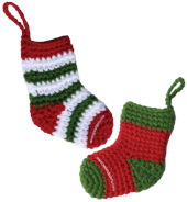 Cómo tejer botitas de Navidad a crochet!