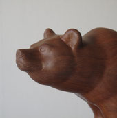 sculptures animalières en bois, bronze, terre - Dominique Rautureau