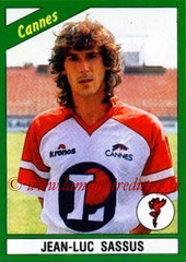 N° 057 - Jean-Luc SASSUS (1990-91, Cannes > 1992-94, PSG)