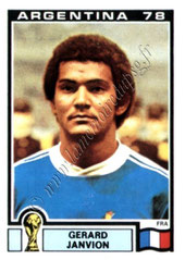 N° 082 - Gérard JANVION (1978, France > 1983-85, PSG)