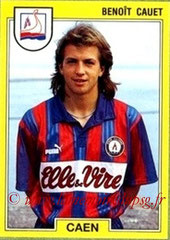 N° 027 - Benoit CAUET (1991-92, Caen > 1996-97, PSG)