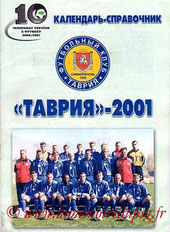 Livret  Simferopol-PSG  2001-02