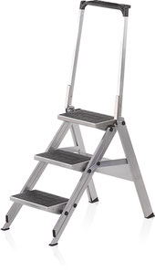 75-307 3-rung Safety Step Ladder with step plastic coating