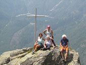 Alla croce dell'Alpe Cama inferiore