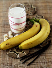 kefir de lait à la banane