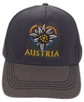 KA00-27 Stick Austria; Schwarze Kappe, black cappy, schwarze cappy, schwarze cappie; Austria; Austria kappw