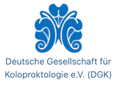 Logo und Link zur Deutschen Gesellschaft für Koloproktologie