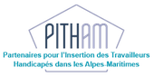 Logo du PITHAM Partenaires pour l'Insertion des Travailleurs Handicapés dans les Alpes Maritimes)