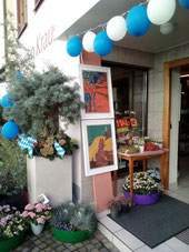 Ausstellung im Blumenladen Iris Kraus in Bad Waldsee