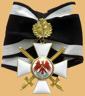 Roter Adler Orden II. Klasse mit Schwertern und Eichenlaub am Kriegsband