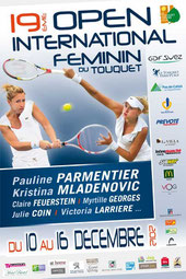 Affiche de l'Open féminin du Touquet 2012