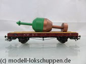 Trix 24052 Rungenwagen mit grüner Hafenmarkierungstonne der DB "Tor zur Welt"