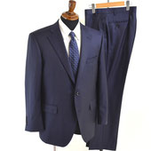 楽天市場】【洋服の青山】メンズ スーツ 春夏用 ネイビー系