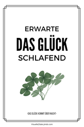 Erwarte das Glück schlafend, Poster zum ausdrucken, visuelle zitate, postergalerie, poster mit sprüchen, statement-poster, grafische poster, design, wanddeko, textposter, typografien