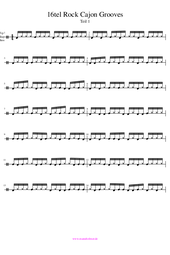 Rock Cajon Grooves PDF