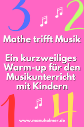 Warm-up Musik Mathe Unterrichtsidee
