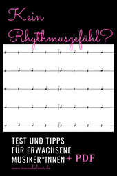 Kein Rhythmusgefühl? Test und Tipps für Erwachsene