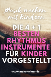 Rhythmusinstrumente für Kinder