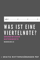 Was ist eine Viertelnote? Musik Tipps