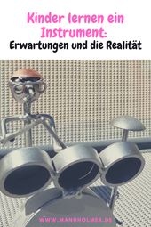 Kinder lernen ein Musikinstrument Erwartungen
