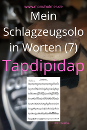 Schlagzeugsolo Noten PDF gratis Tapdipidap