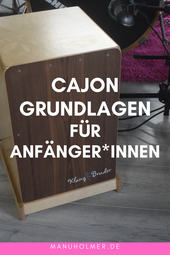 Grundlagen Cajon für Anfänger und Anfängerinnen