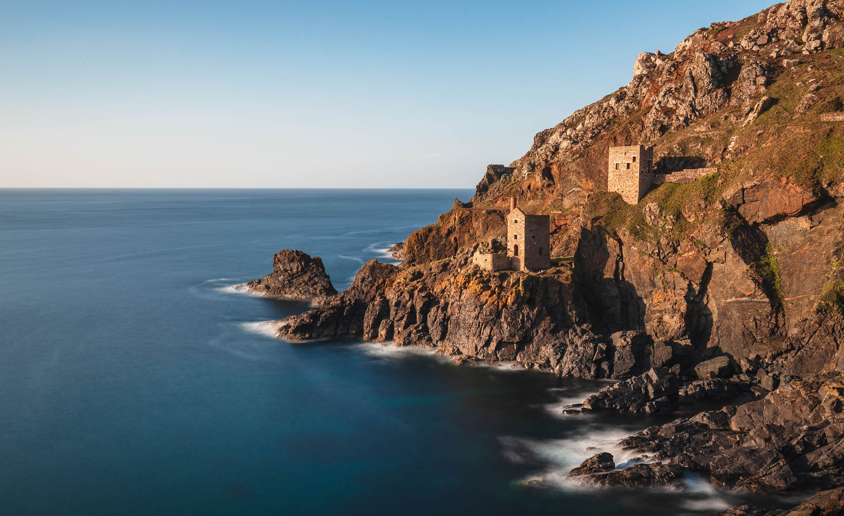 Crown Engine Houses (Maschinenhaus) der Botallack Mine in Cornwall