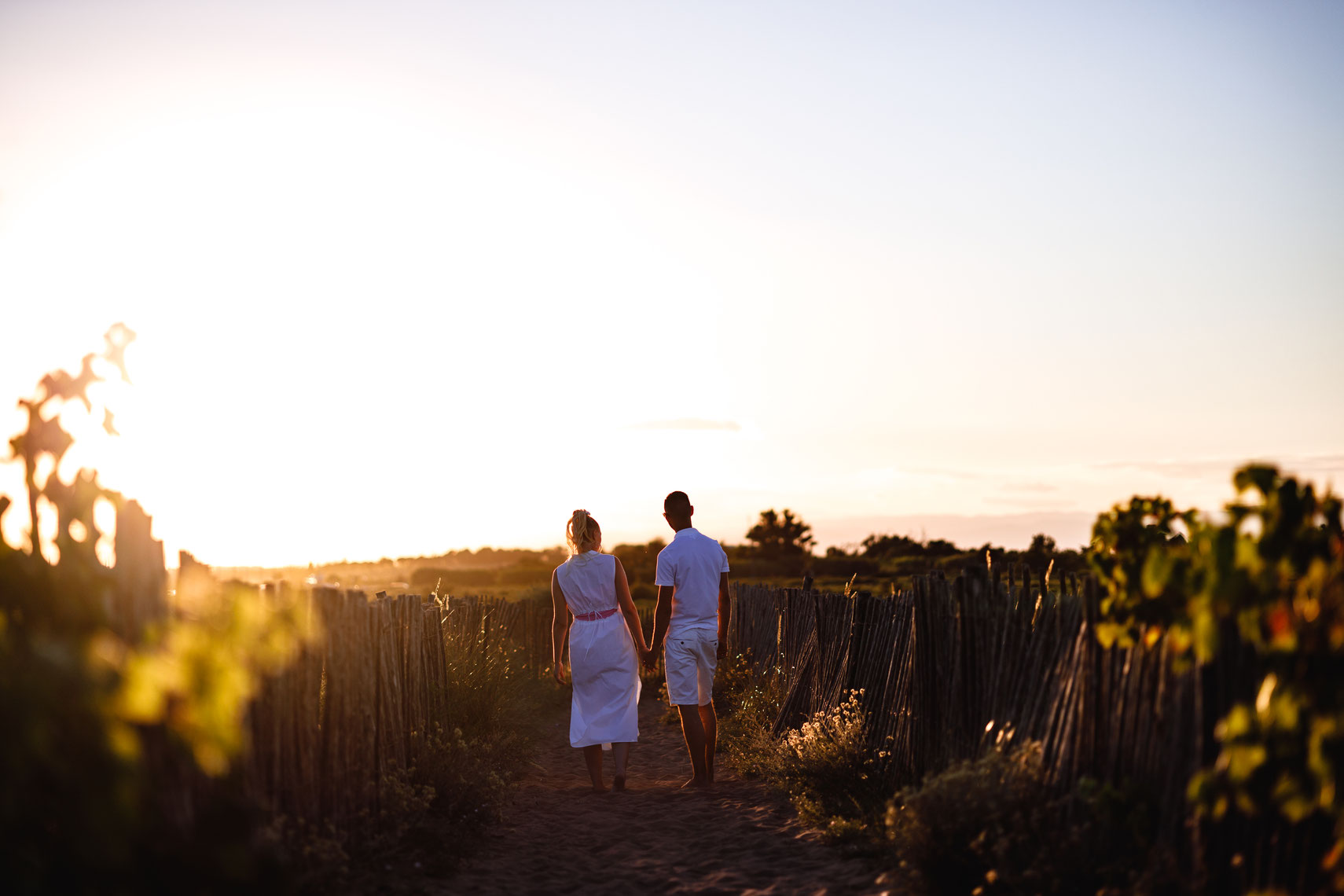 Séance Couple aux Orpellières à Sérignan-plage (34)
