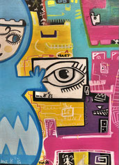 The Eye 30 x 40 Acryl