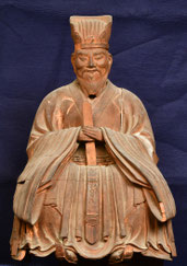 孔子木像(大洲市指定有形文化財)