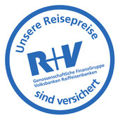 Unsere Reisepreise sind versichert, d. h. für Dich maximale Sicherheit bei der Buchung!