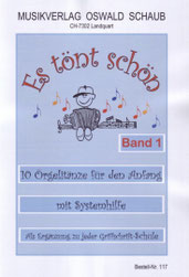 Notenheft Es tönt schön