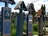Der lustige Friedhof von Sapanta in den Maramureş