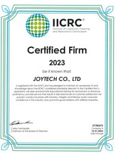 米国IICRC認定会社証明書（U.S.A IICRC Certified Firm）