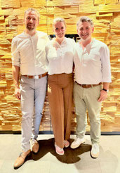 Das Dreigestirn der Vorstandschaft:  Axel Stögbauer, Christina Klein, Christian Fischer 
