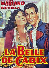 Affiche de La belle de Cadix avec Luis Mariano