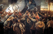 La revuelta del Corpus de Sangre que originó el posterior himno catalán (1889) de Els Segadors.