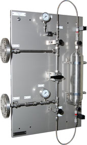 Duplex Stainless Steel (DSS) sample connection, Duplex S31803 Sample connection, Hot Duplex Gas Sampler, sample connection hot fluids, sampling connection with cooler, Duplex liquid sample connection, sample cabinet, crude oil, process water, HC liquids