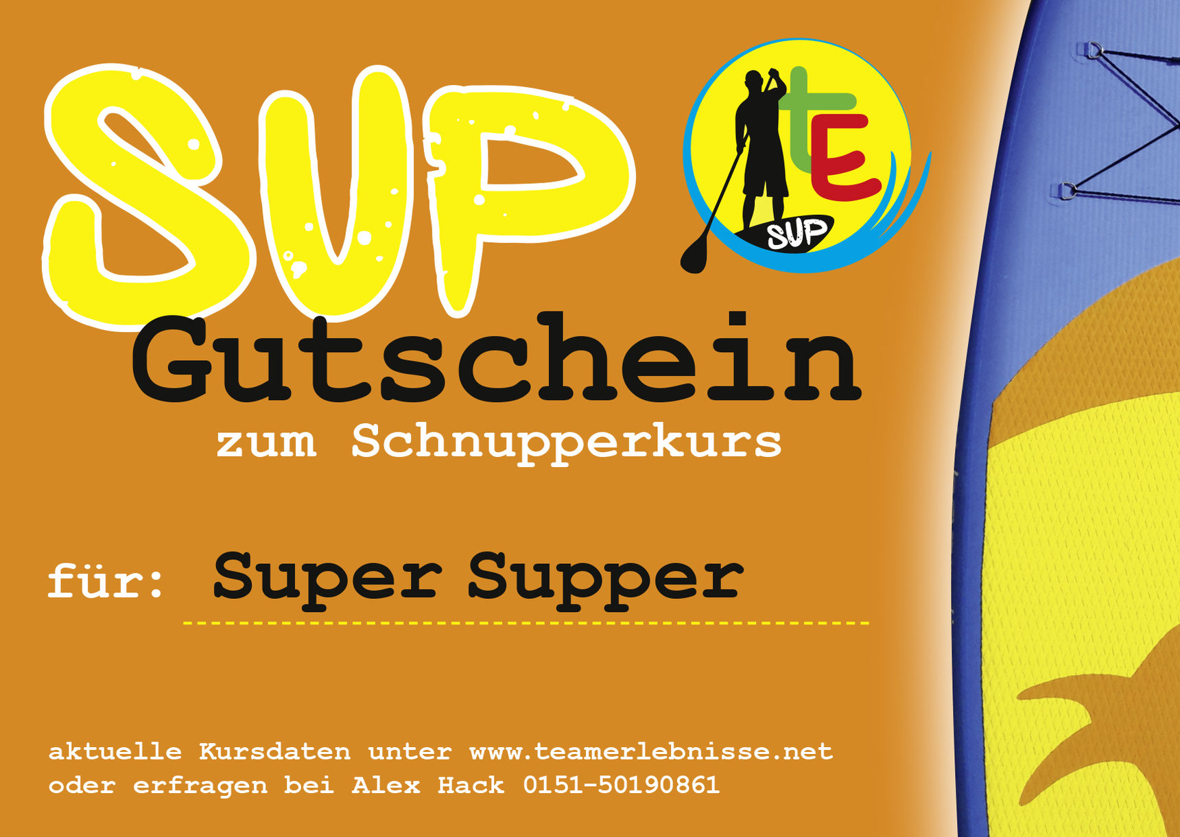 Gutscheine SUP Neckar, Stand Up Paddling, SUP Kurse, SUP Verleih