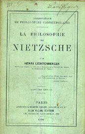 La philosophiie de Friedrich Nietzsche 1898