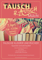 Druckatelier46 Mülchi, Bern - Flugblatt TauschRausch